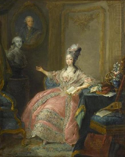 Jean Baptiste Gautier Dagoty Portrait of Marie Josephine of Savoy china oil painting image
